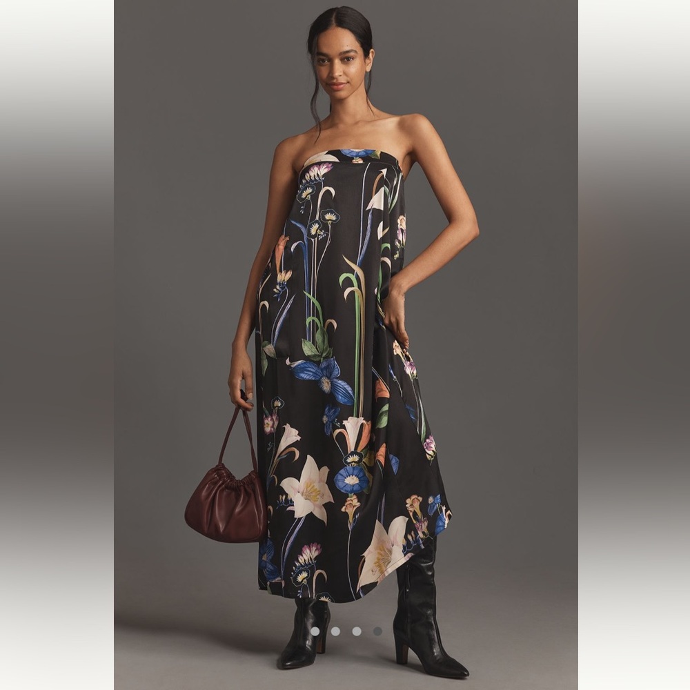 Corey Lynn Calter Strapless Maxi Dress